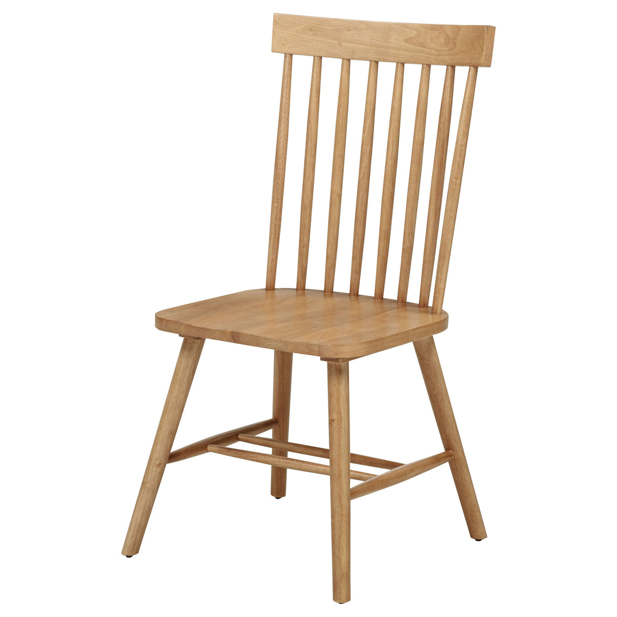 Andrews Light Ash Windsor Spindle Back Dining Side Chair (Set of 2) by Coaster at Eve Furniture