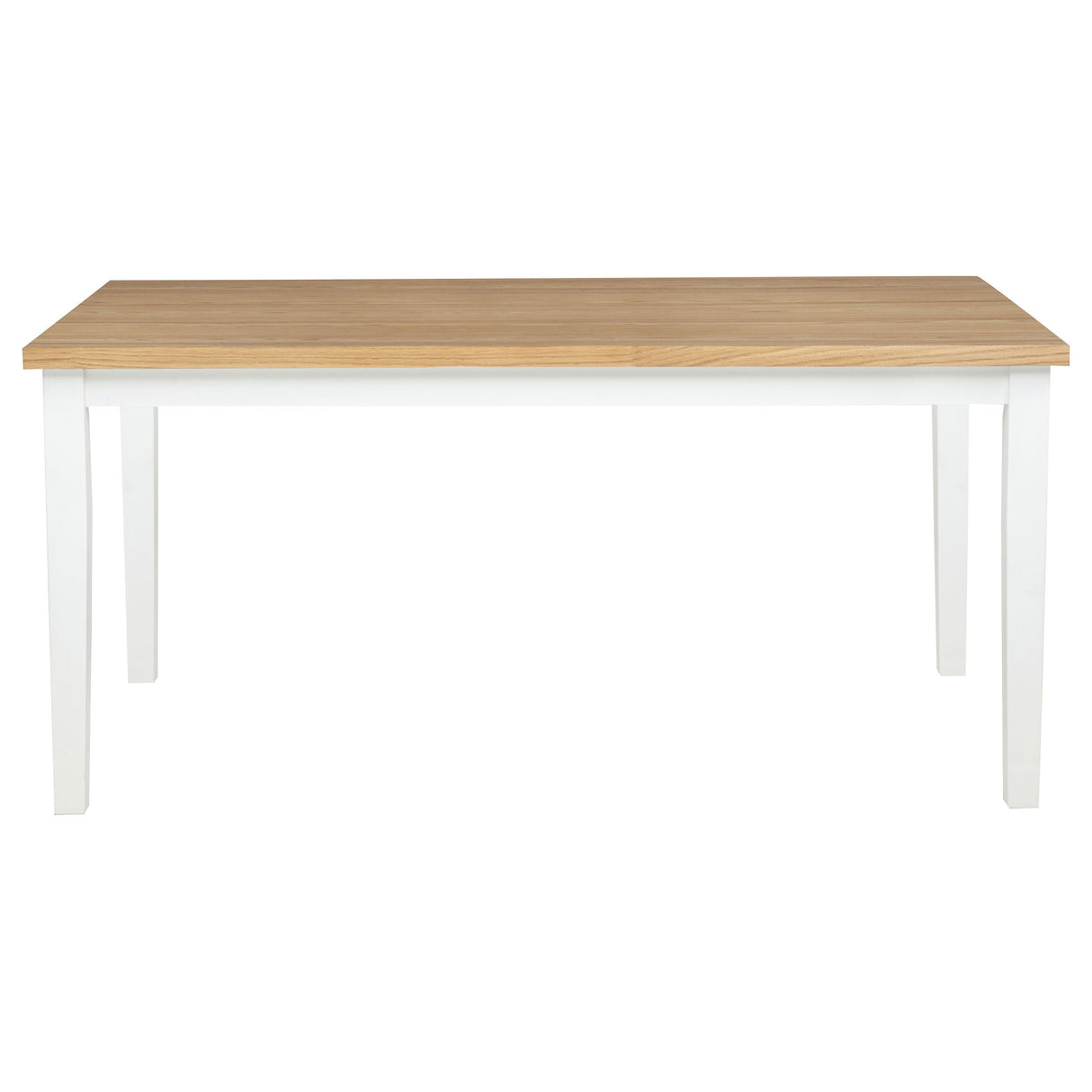 Andrews Light Ash/White 66-inch Rectangular Dining Table by Coaster at Eve Furniture