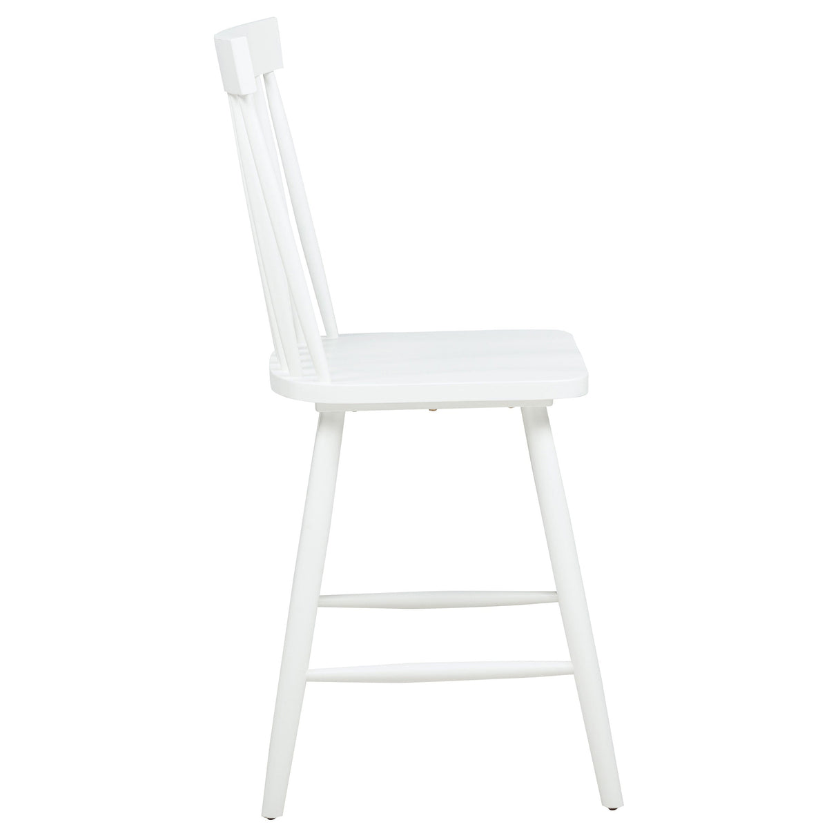 Andrews White Windsor Counter Height Dining Side Chair (Set of 2) by Coaster at Eve Furniture