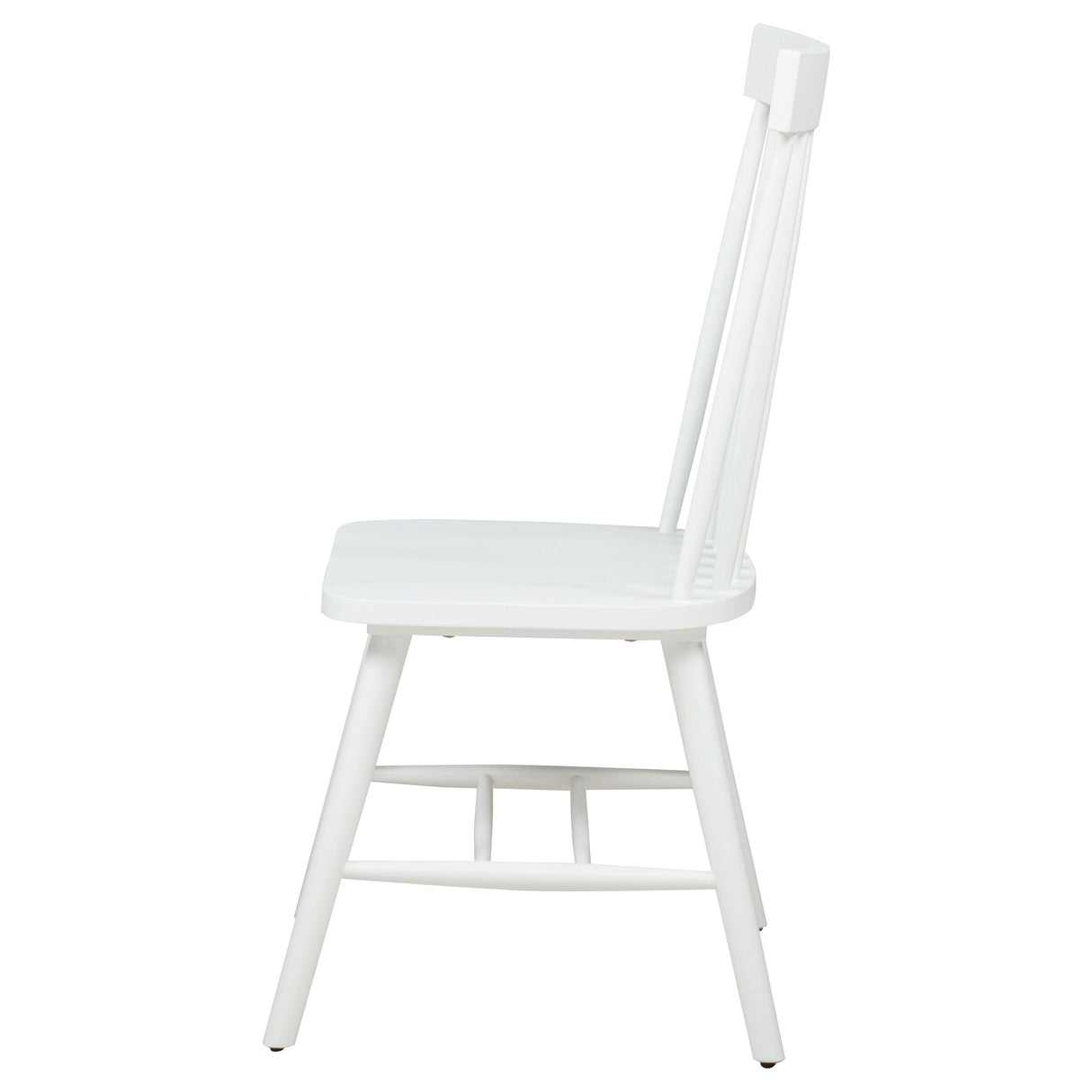 Andrews White Windsor Spindle Back Dining Side Chair (Set of 2) by Coaster at Eve Furniture