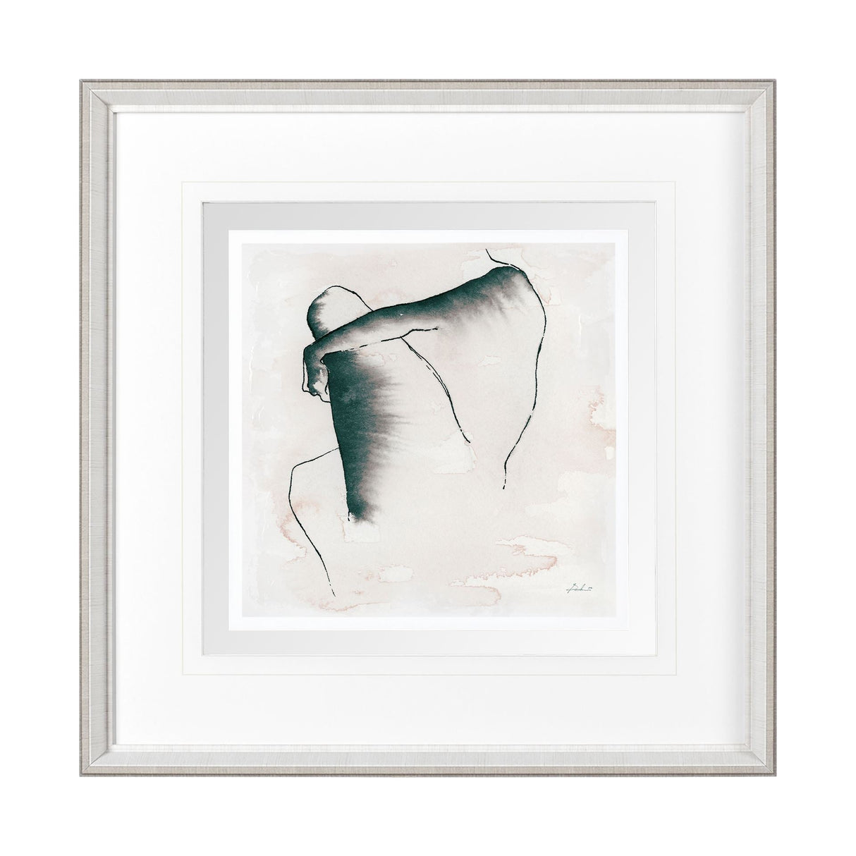 Andromedae Light III by Melody D a Hand Embellished Textured Framed Art Print Matted under Glass by Mercana at Eve Furniture