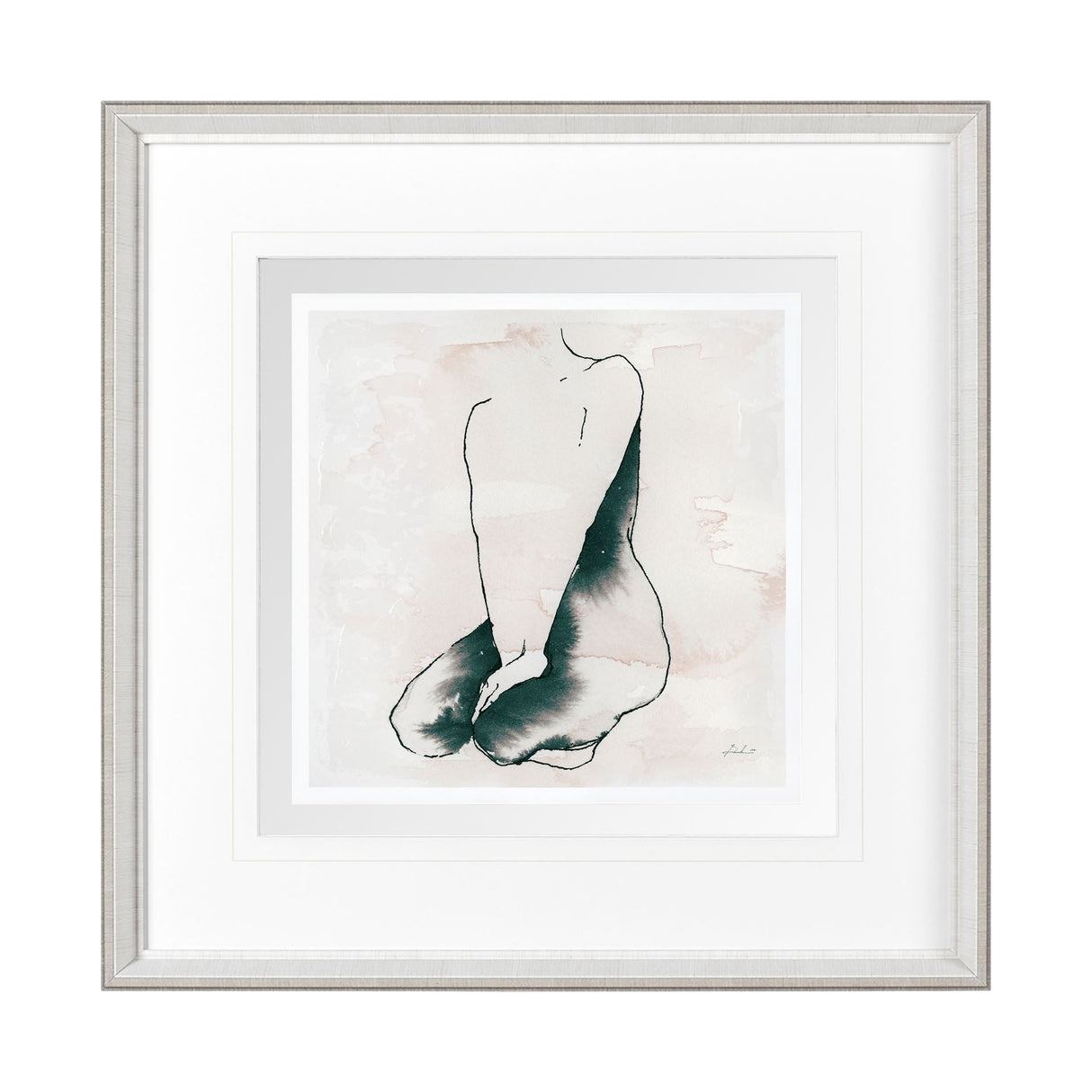 Andromedae Light VI by Melody D a Hand Embellished Textured Framed Art Print Matted under Glass by Mercana at Eve Furniture