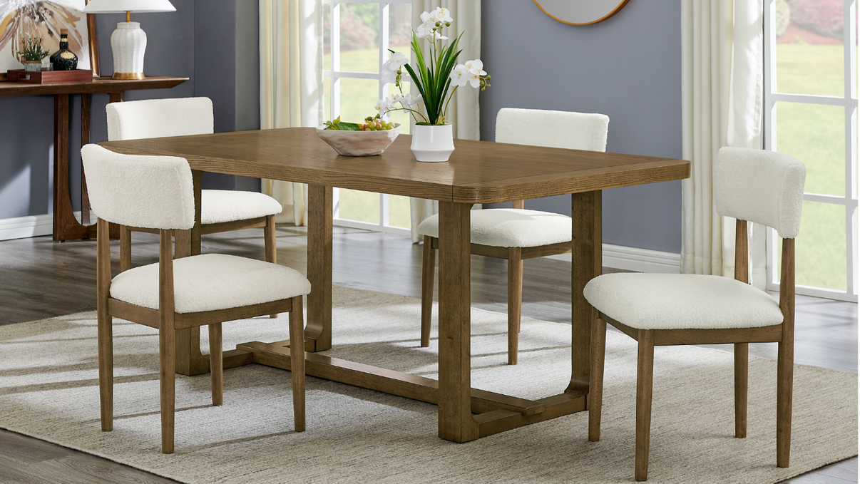 Andy Brown Dining Room Set by New Era Innovations at Eve Furniture
