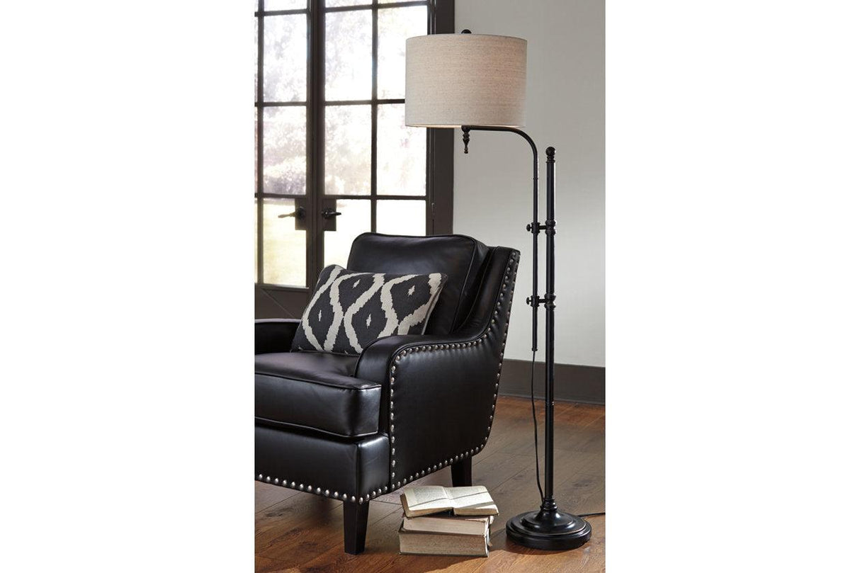 Anemoon Black Floor Lamp by Ashley at Eve Furniture