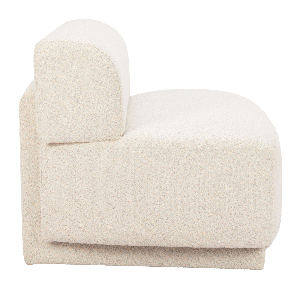 Anese Multigrain Beige Loveseat by Zuomod at Eve Furniture