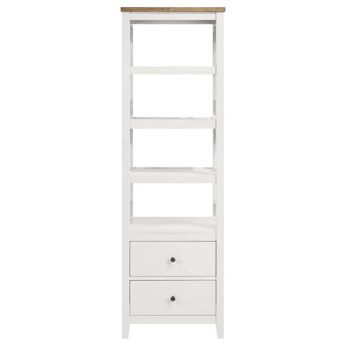 Angela Brown and White 3-piece Entertainment Center With 67" TV Stand by Coaster at Eve Furniture