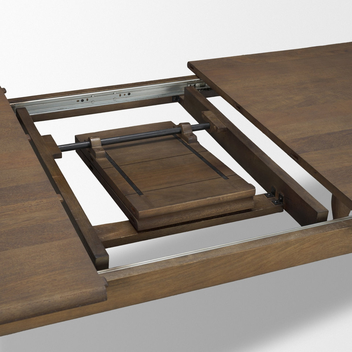 Angeline 96"L x 48"W Extendable Dining Table | Dark Brown Wood | Seats 8-10 by Mercana at Eve Furniture