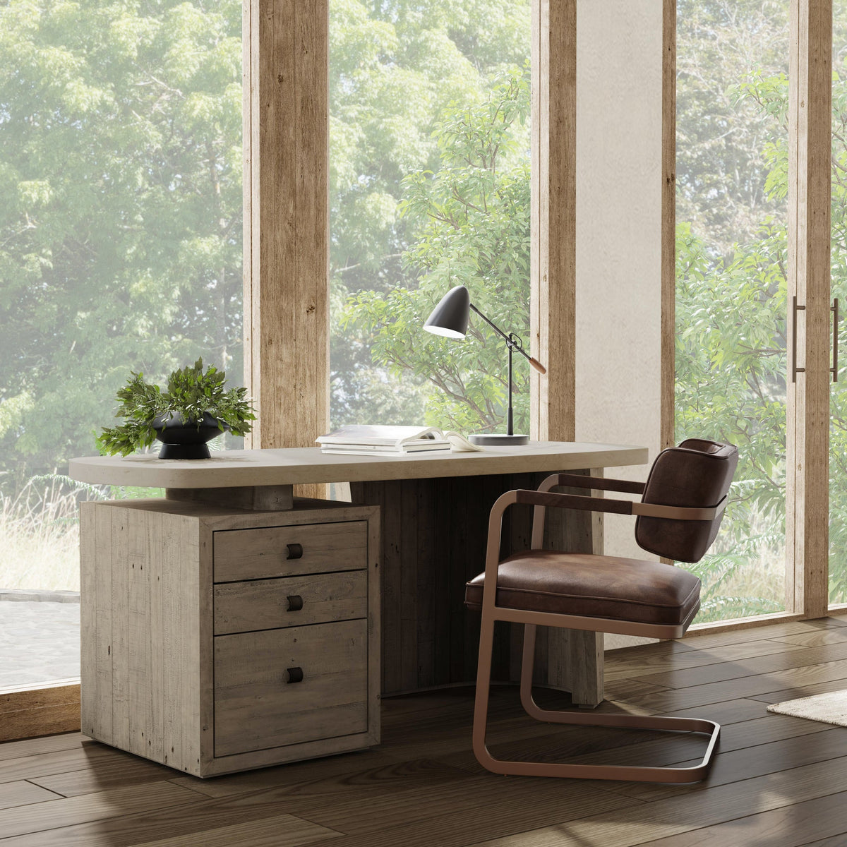 Angus Desk by Classic Home at Eve Furniture