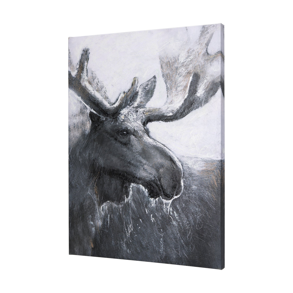 Animal Portrait I by Mercana Studio a Hand Embellished Textured Canvas by Mercana at Eve Furniture