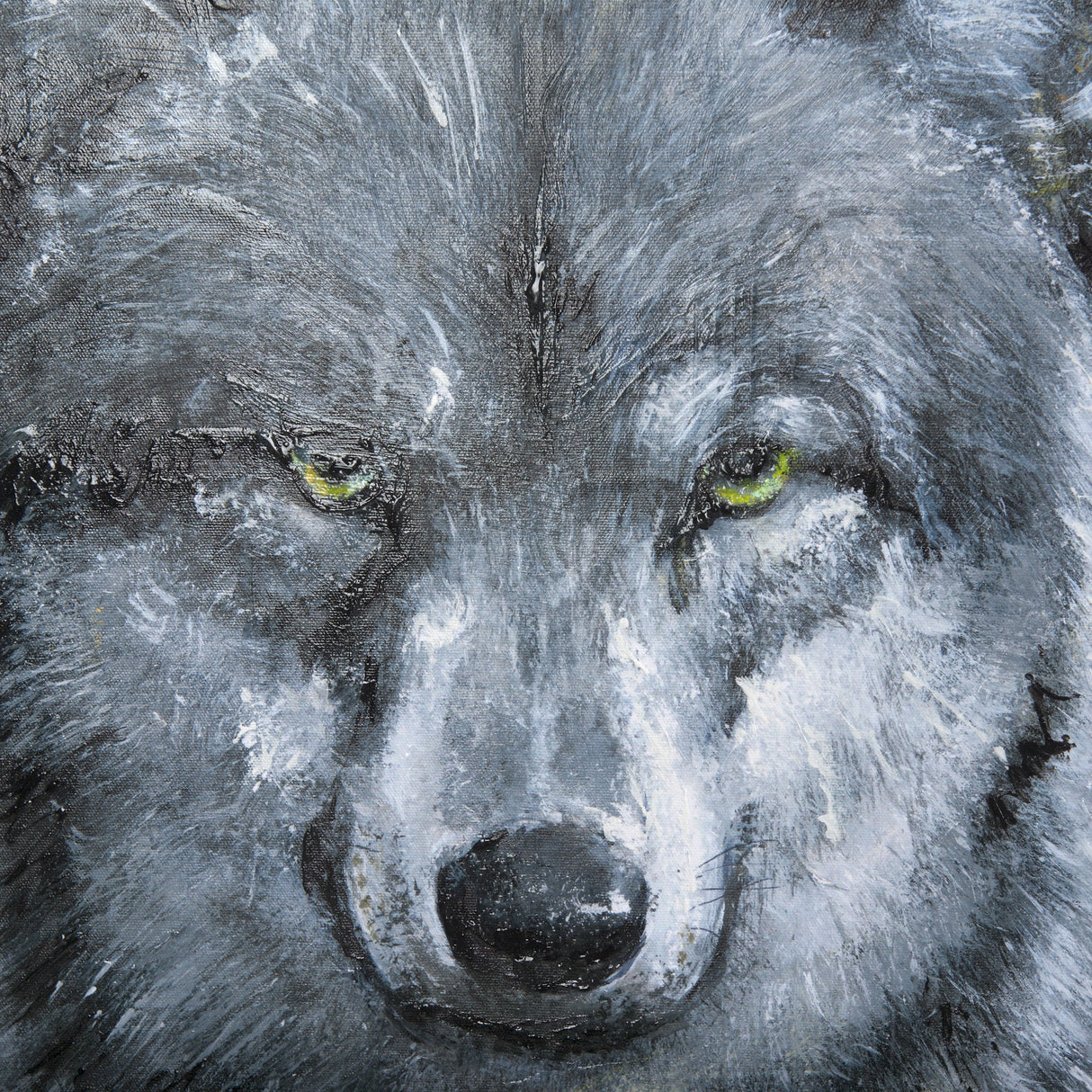 Animal Portrait II by Mercana Studio a Hand Embellished Textured Canvas by Mercana at Eve Furniture