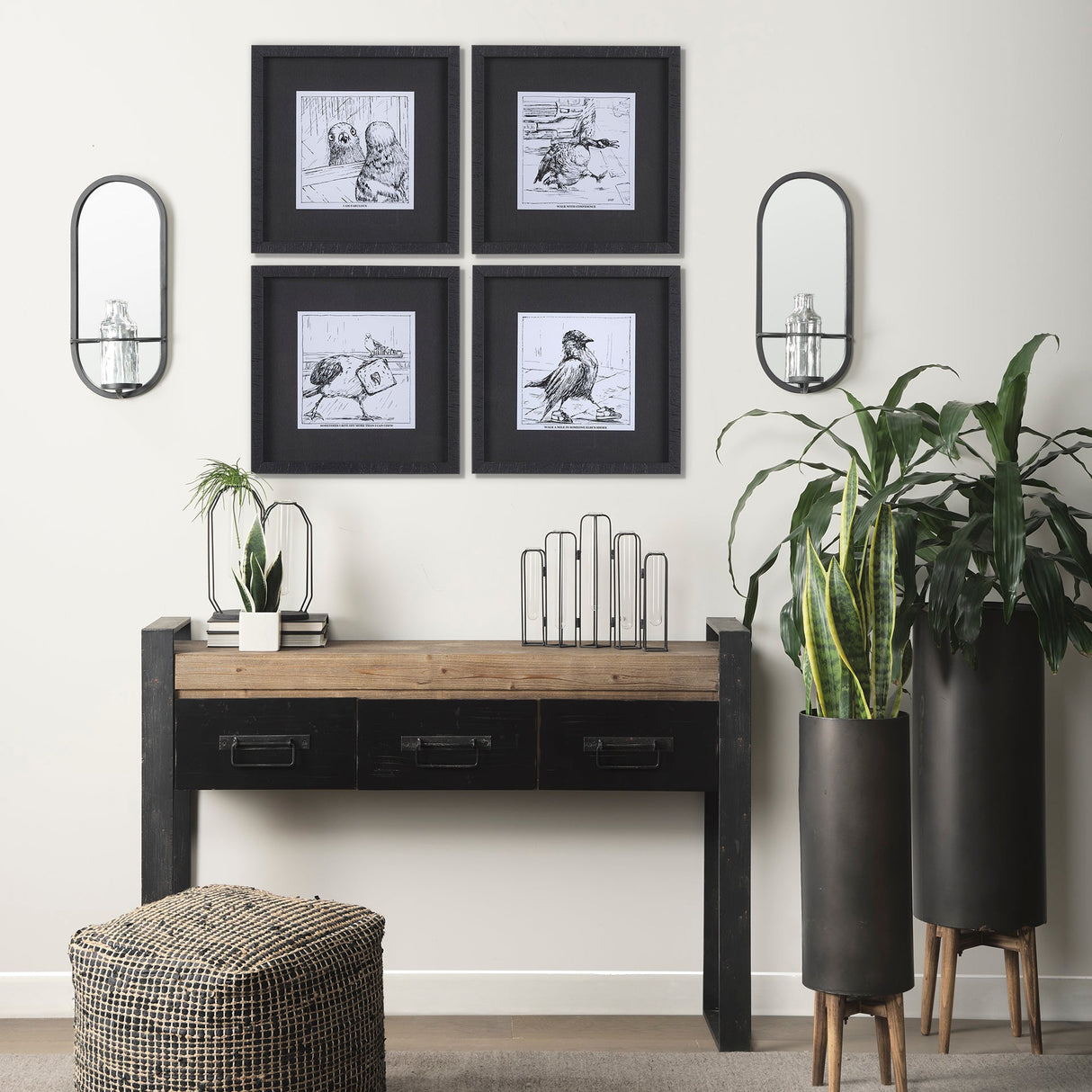 Animal Talk III by Mercana Studio a Framed Art Print Matted under Glass by Mercana at Eve Furniture