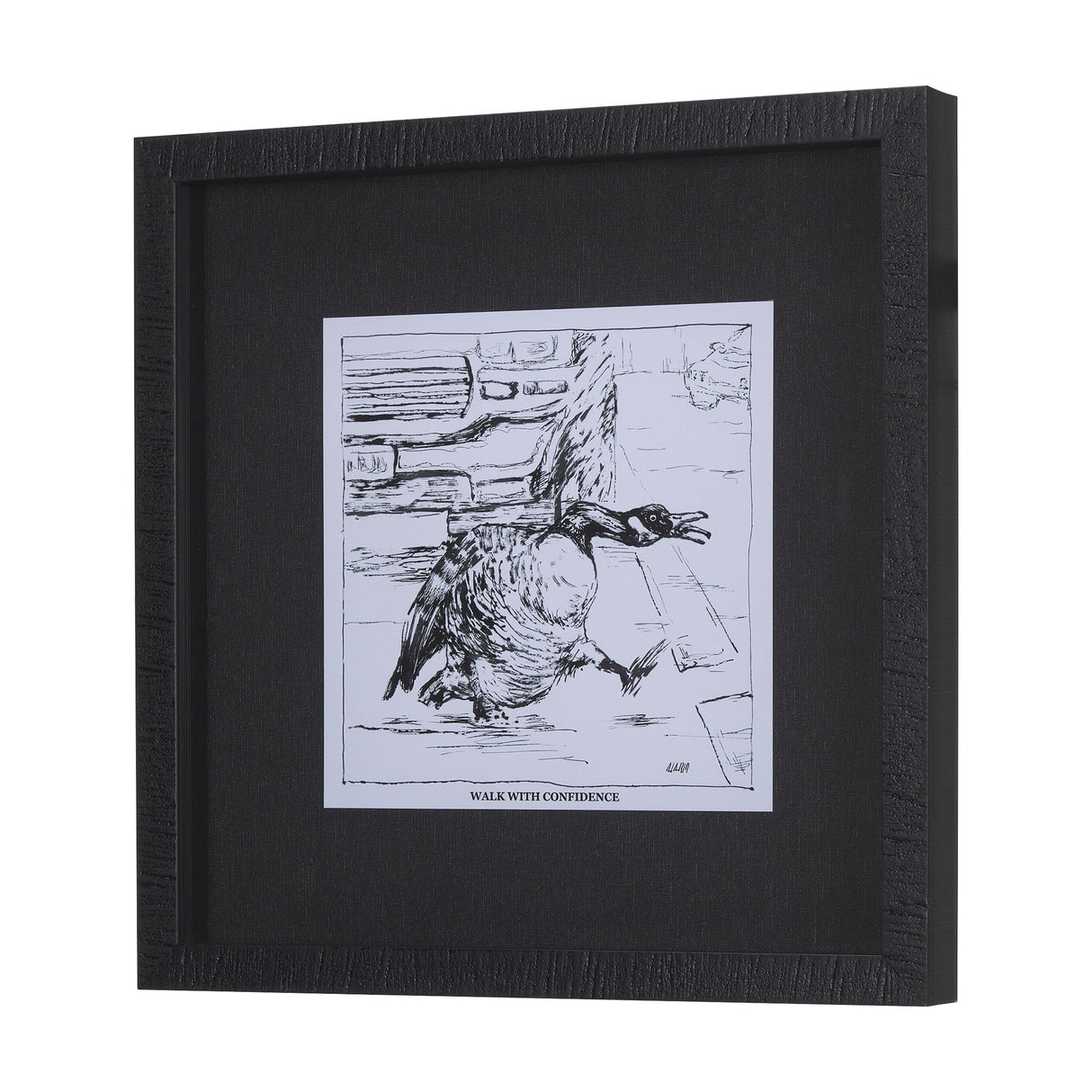 Animal Talk IV by Mercana Studio a Framed Art Print Matted under Glass by Mercana at Eve Furniture