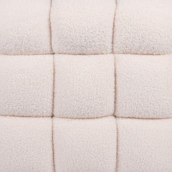 Anita 39" Faux Shearling Storage Bench With Reversible Tray Top by TOV Furniture at Eve Furniture