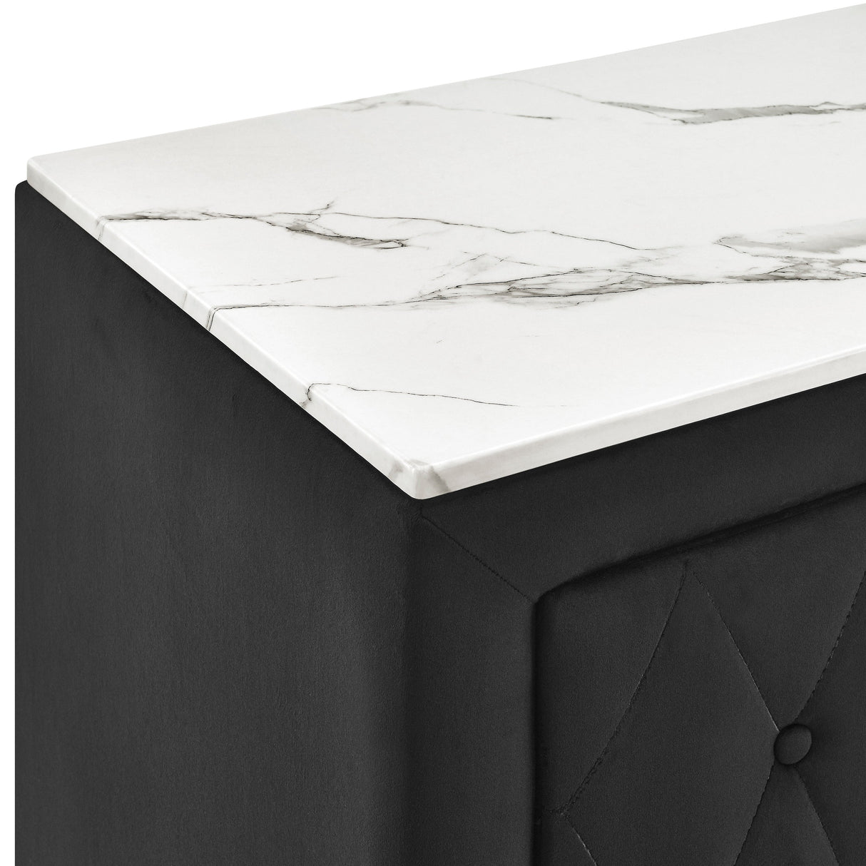 Annabelle Black Nightstand by Crown Mark at Eve Furniture