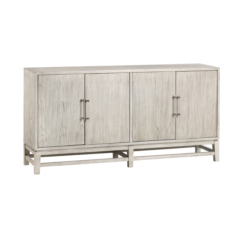 Annabelle Cream/Brown 4 Door Sideboard by Crestview at Eve Furniture