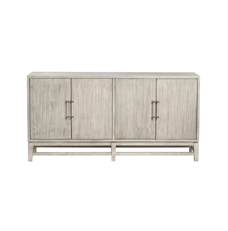 Annabelle Cream/Brown 4 Door Sideboard by Crestview at Eve Furniture