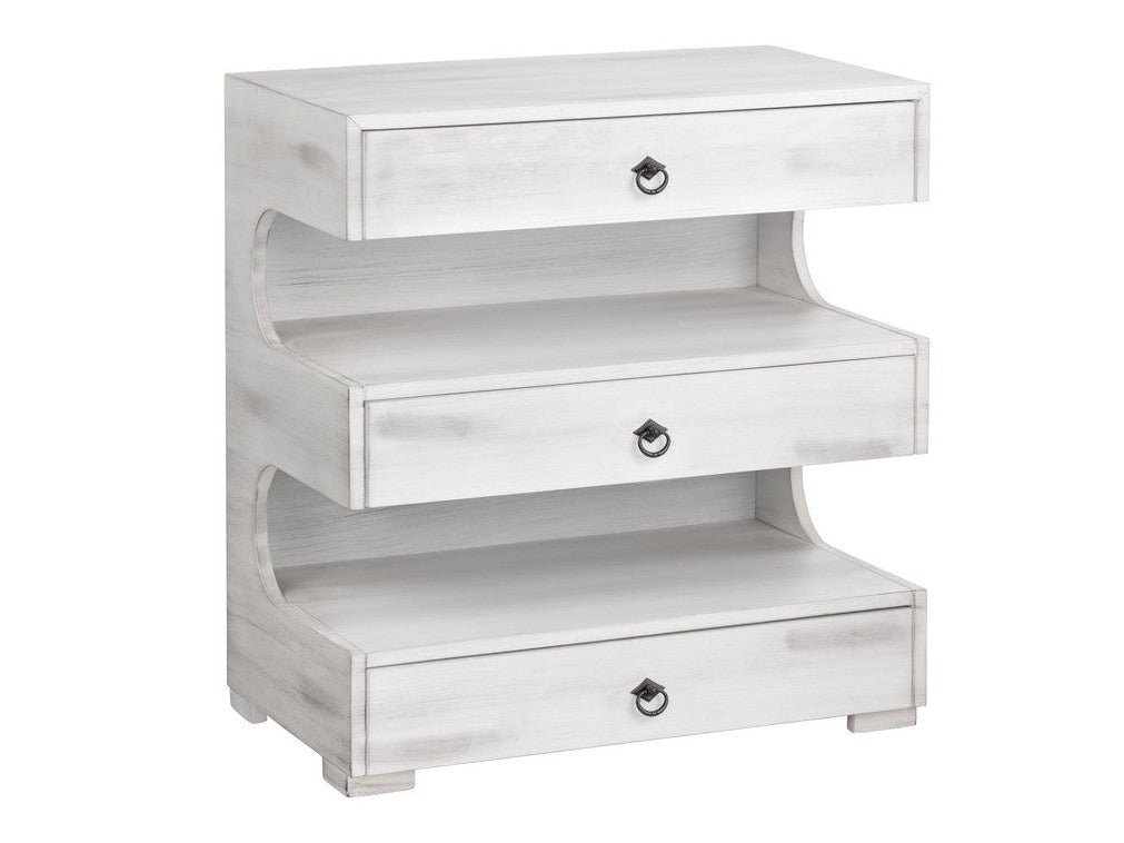 Annapolis White/Gray Chest by Crestview at Eve Furniture
