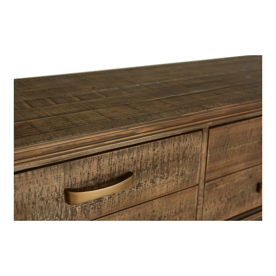Annecy Console Table Natural by Moe's Home at Eve Furniture