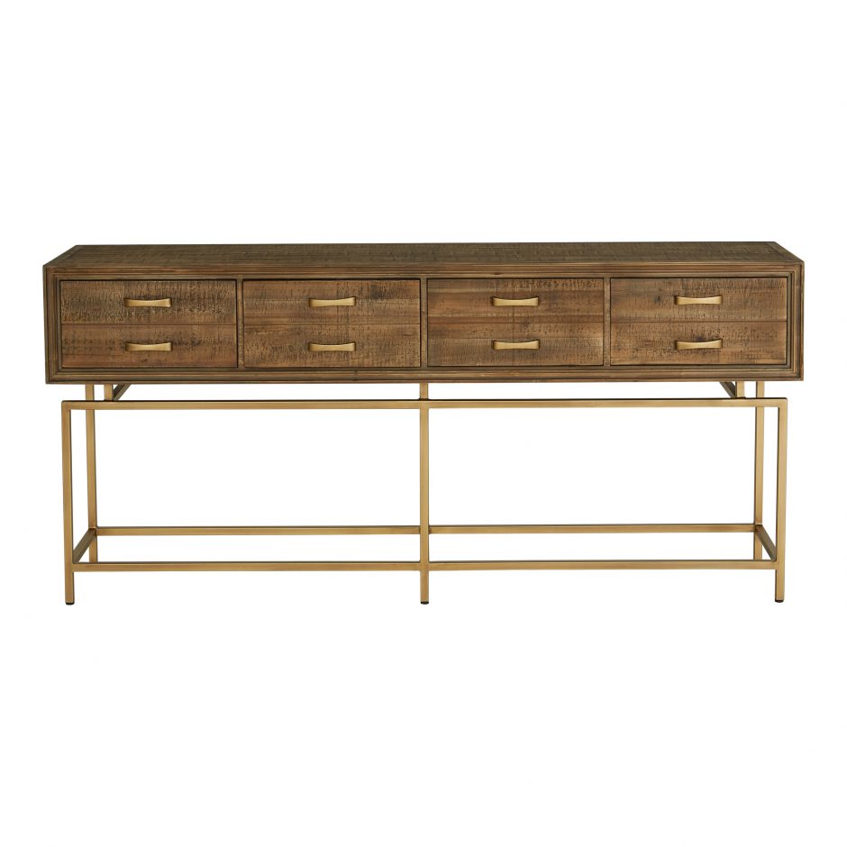 Annecy Console Table Natural by Moe's Home at Eve Furniture