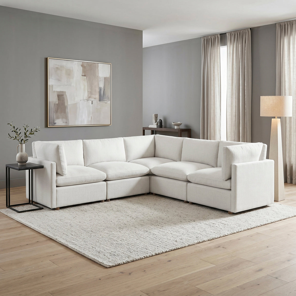 Annex Beige 5-Piece Modular Sectional