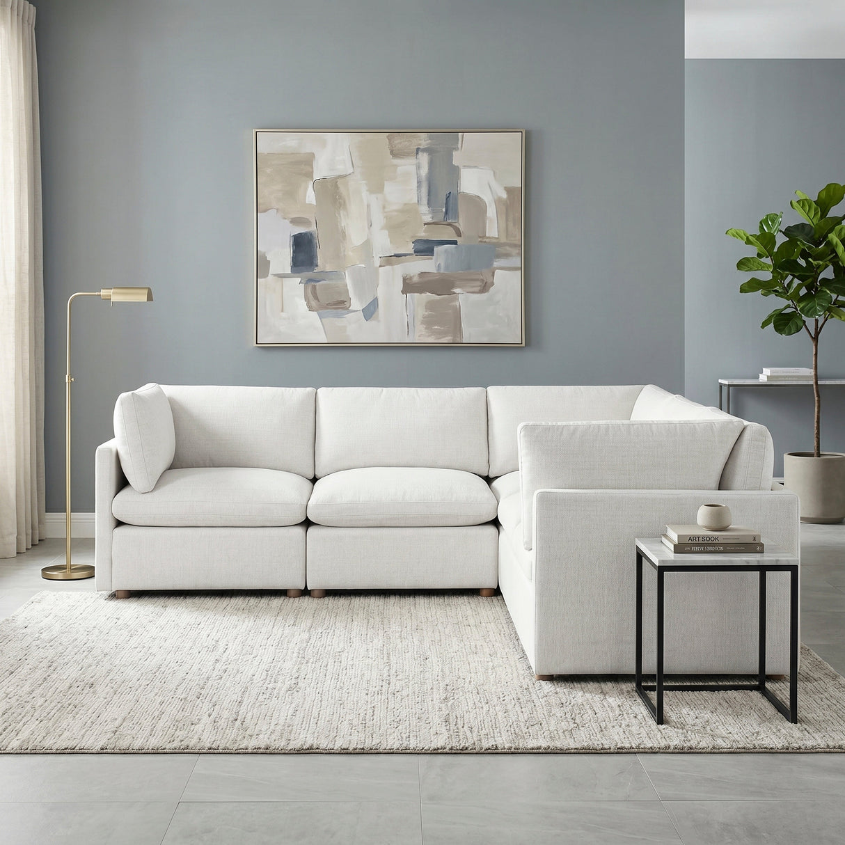 Annex Beige 5-Piece Modular Sectional