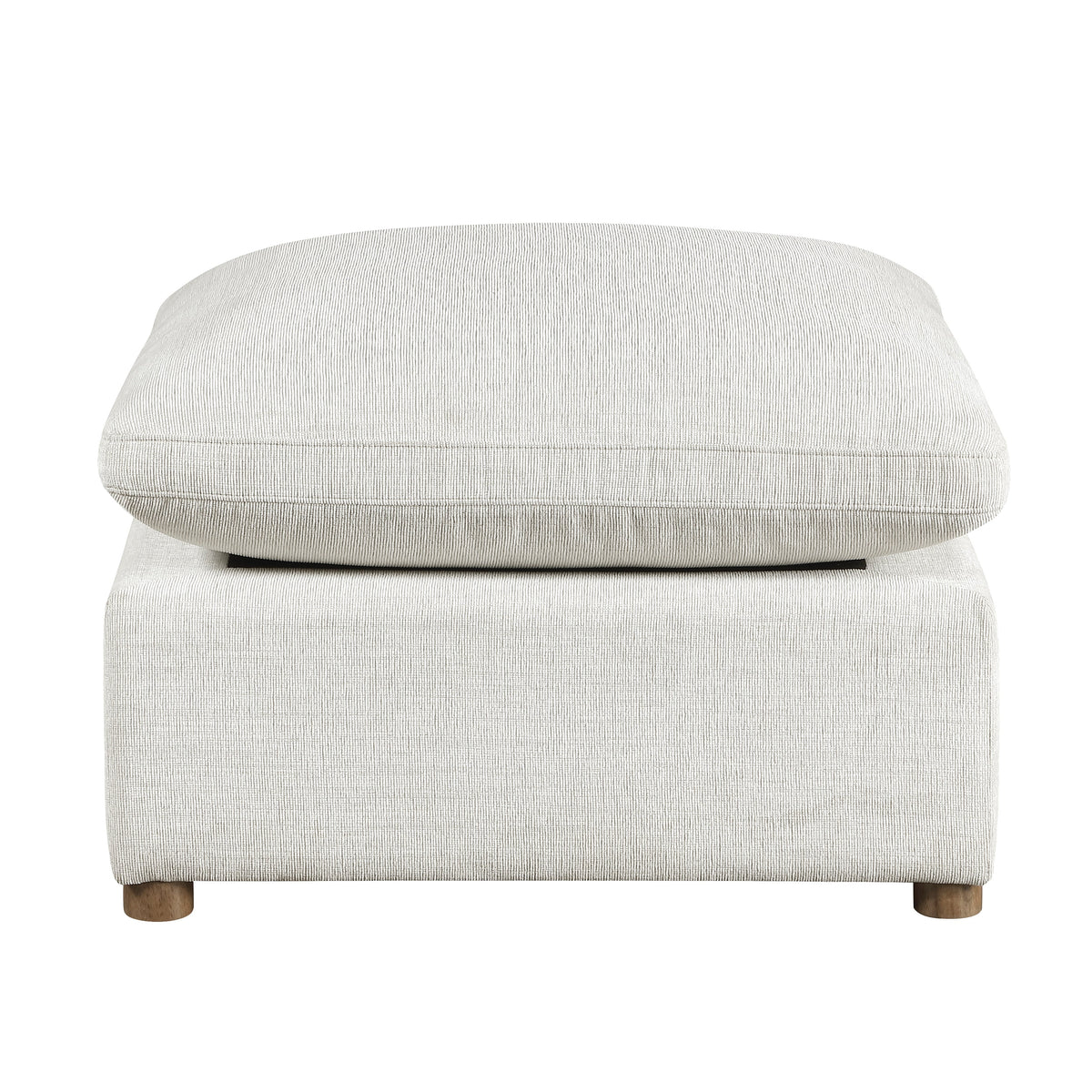 Annex Beige 6-PieceChenille Modular Sectional with Ottoman by Homelegance at Eve Furniture