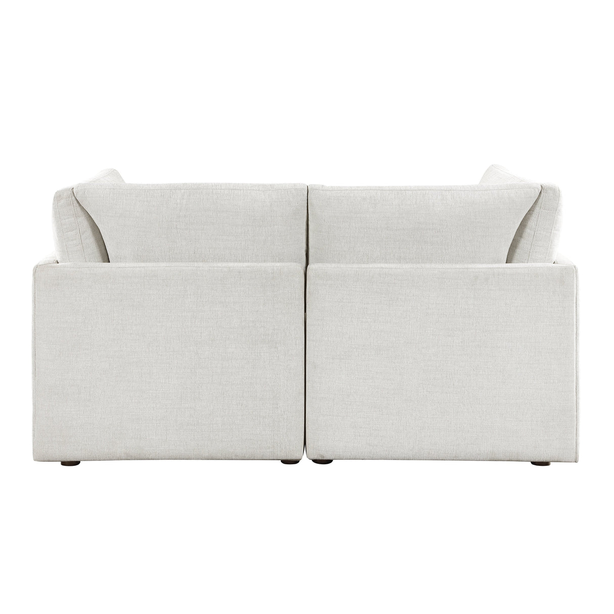 Annex Beige Chenille Loveseat