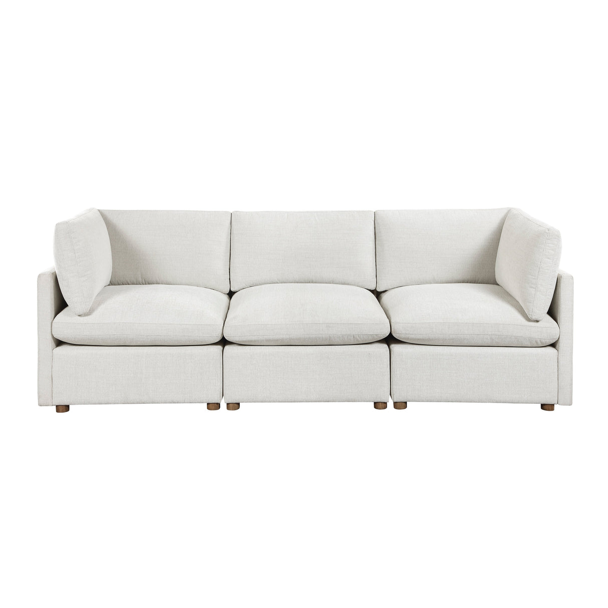 Annex Beige Chenille Sofa
