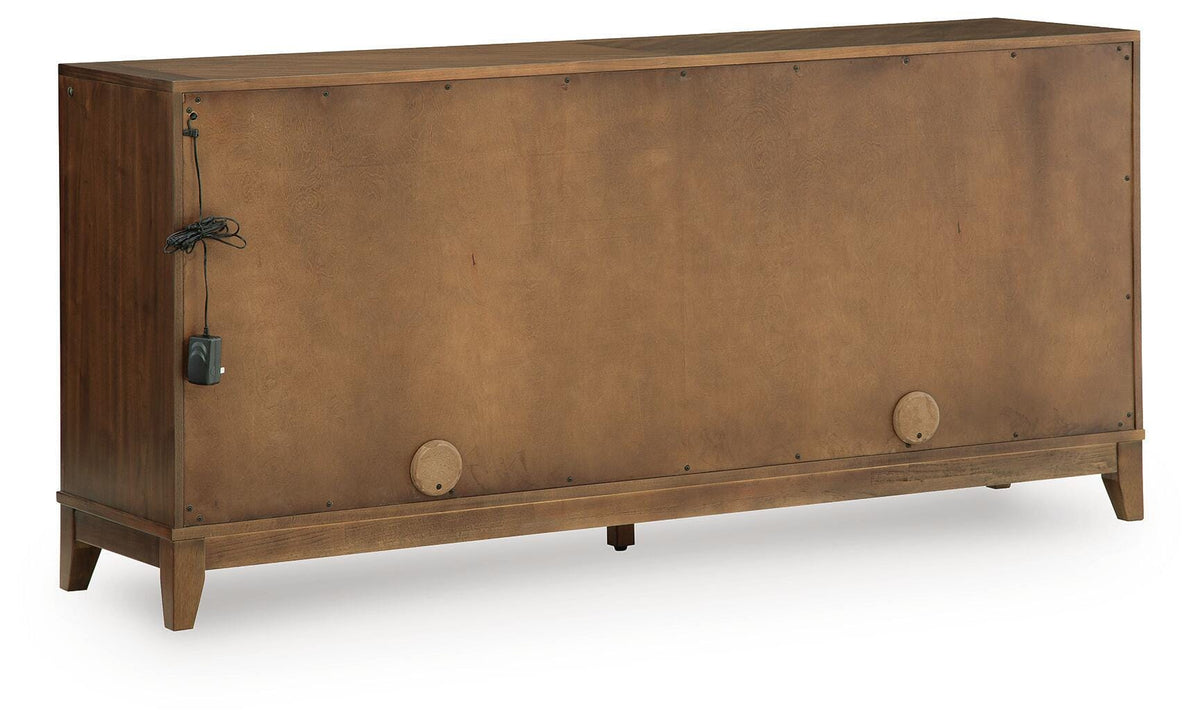 Annswick Medium Brown Accent Cabinet by Ashley at Eve Furniture