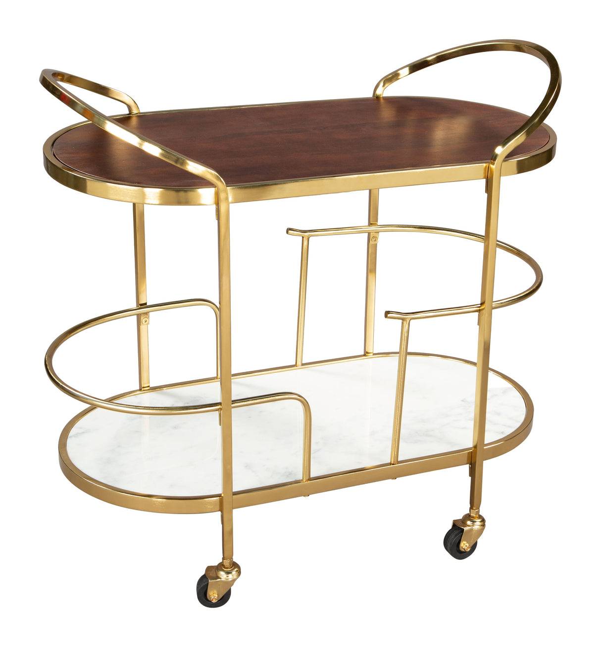 Antalya Multicolor Bar Cart by Zuomod at Eve Furniture