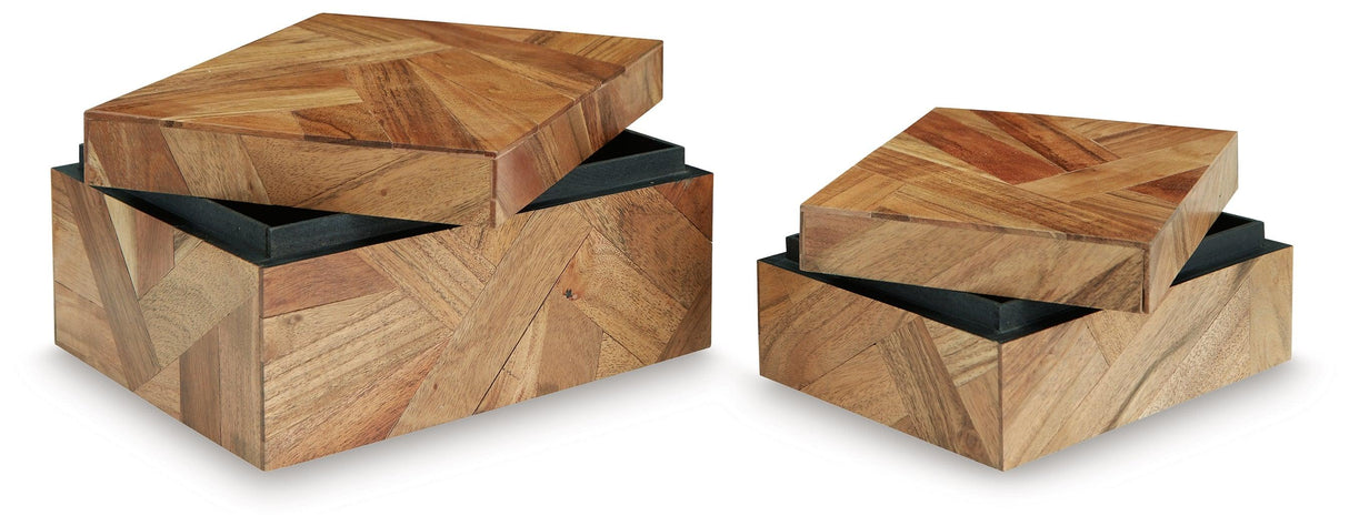 Antford Brown Box by Ashley at Eve Furniture
