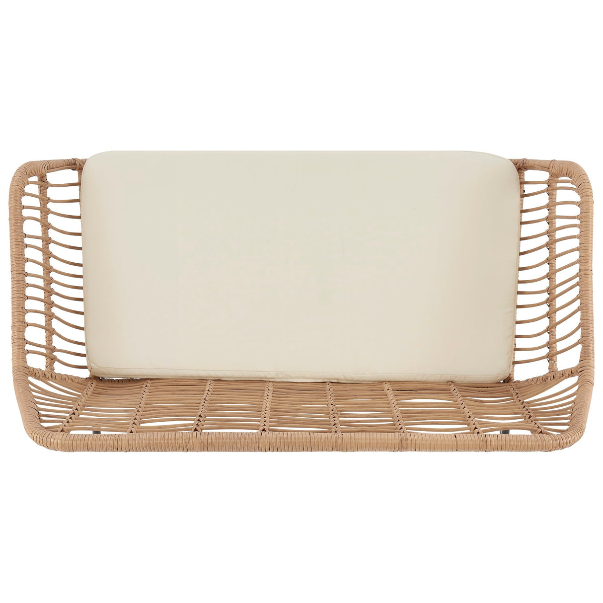 Antibes 2.0 Patio 4-Person Conversation Set with Coffee Table with Cream Cushions by Manhattan Comfort at Eve Furniture