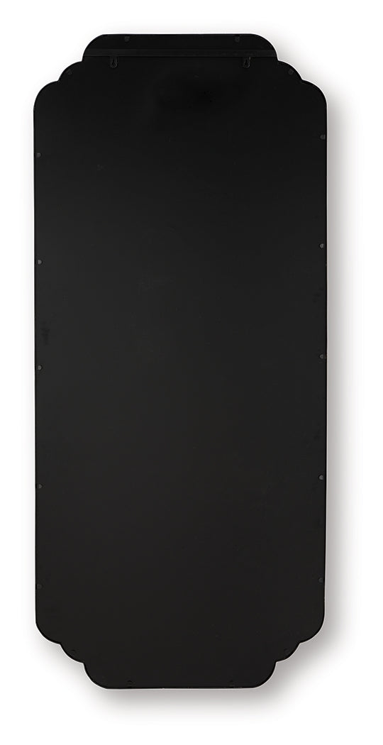 Antigone Black Floor Mirror by Ashley at Eve Furniture