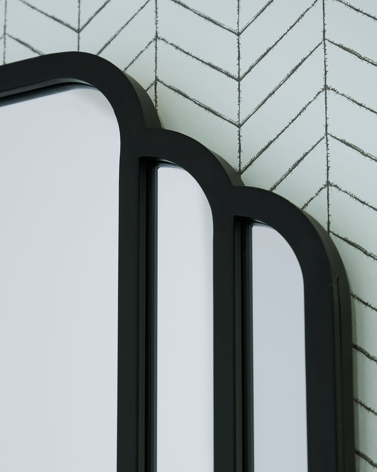 Antigone Black Floor Mirror by Ashley at Eve Furniture