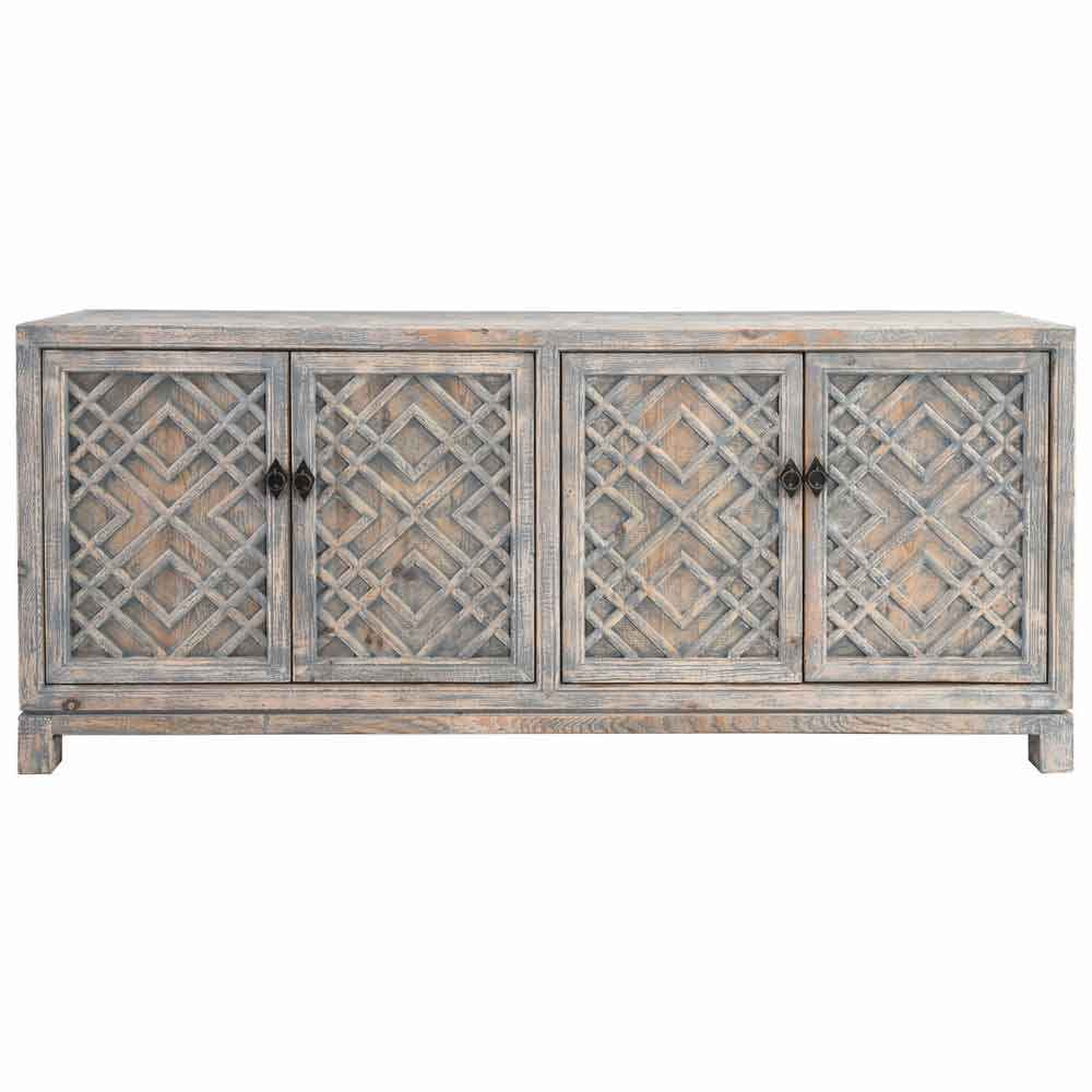Antigua Timeworn Gray Cabinet by Classic Home at Eve Furniture