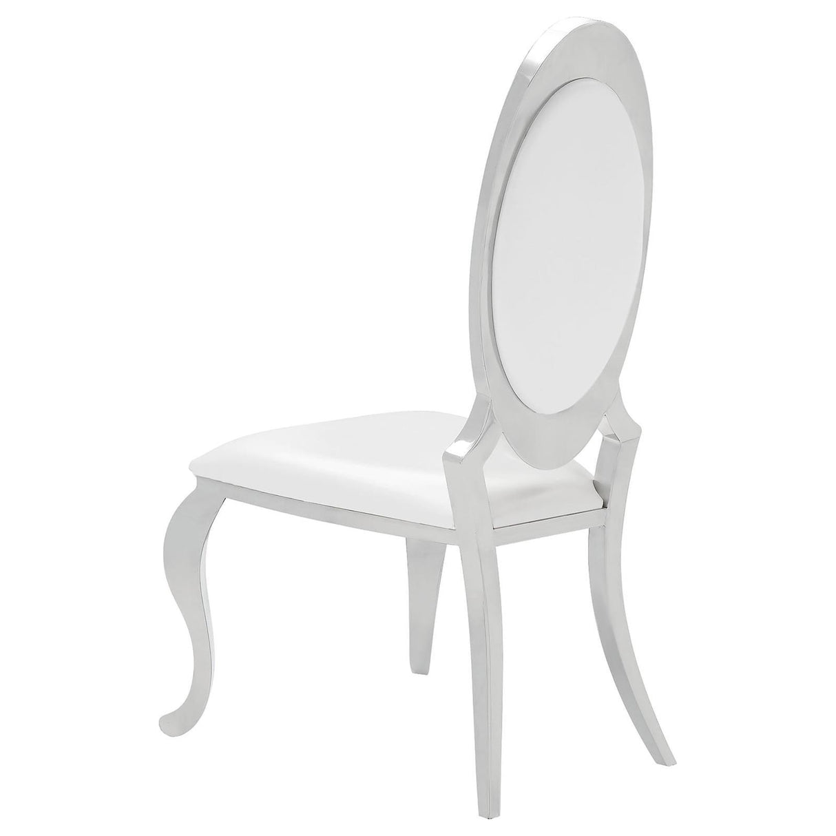Antoine Creamy White/Chrome 7-Piece Rectangular Dining Set by Coaster at Eve Furniture