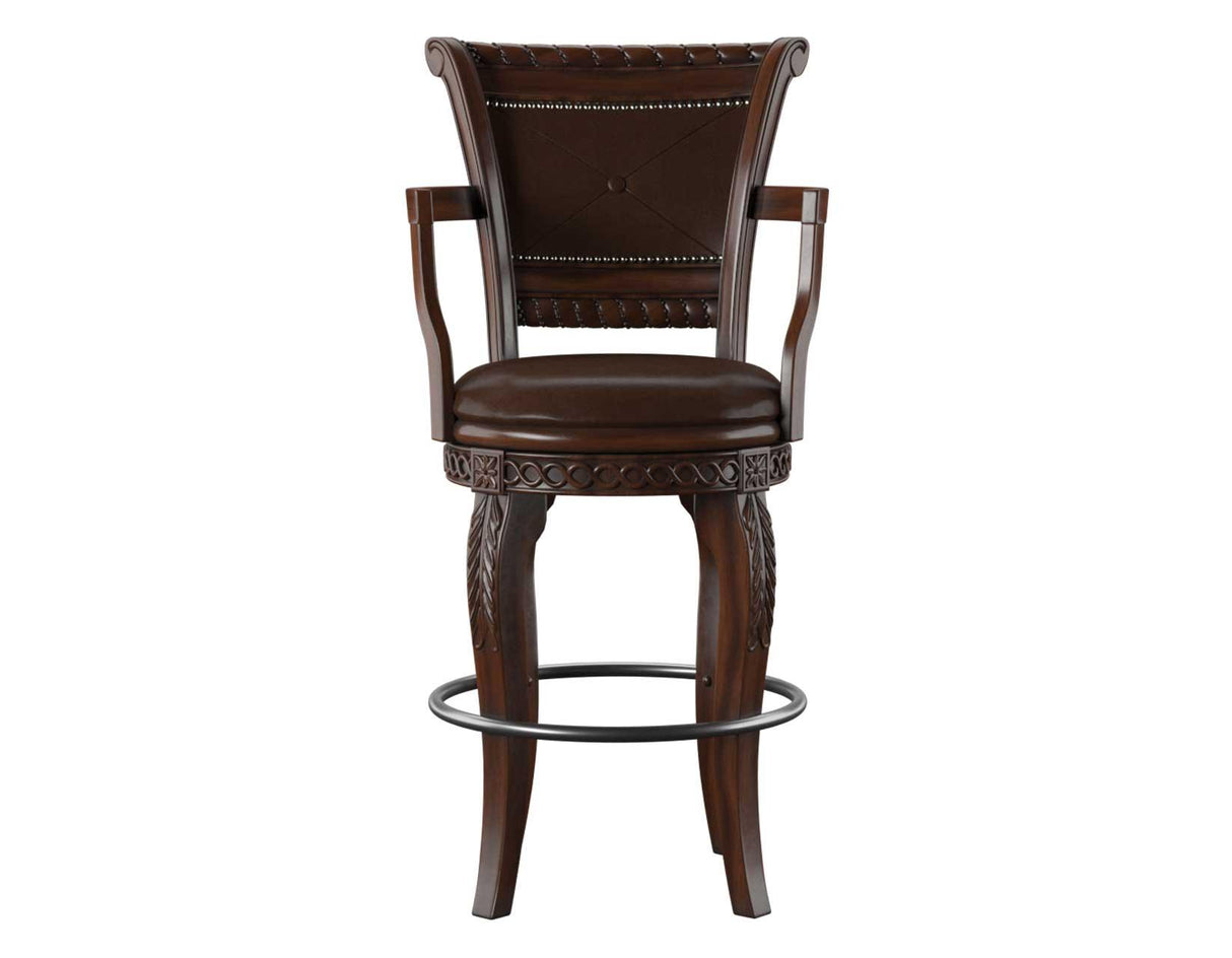 Antoinette 30″ Bar Stool,Swivel, Set of 2 by Steve Silver at Eve Furniture