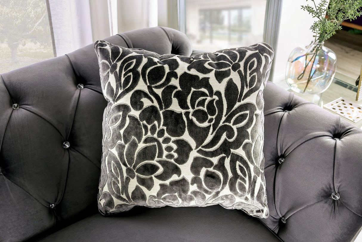 Antoinette Gray Sofa by Furniture of America at Eve Furniture