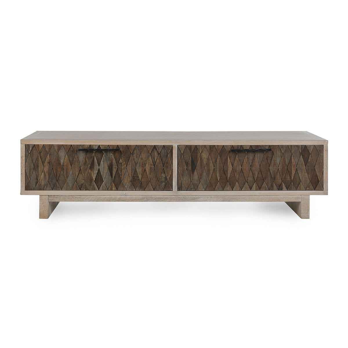 Anton 4 Door Coffee Table - Beige/Natural by Classic Home at Eve Furniture