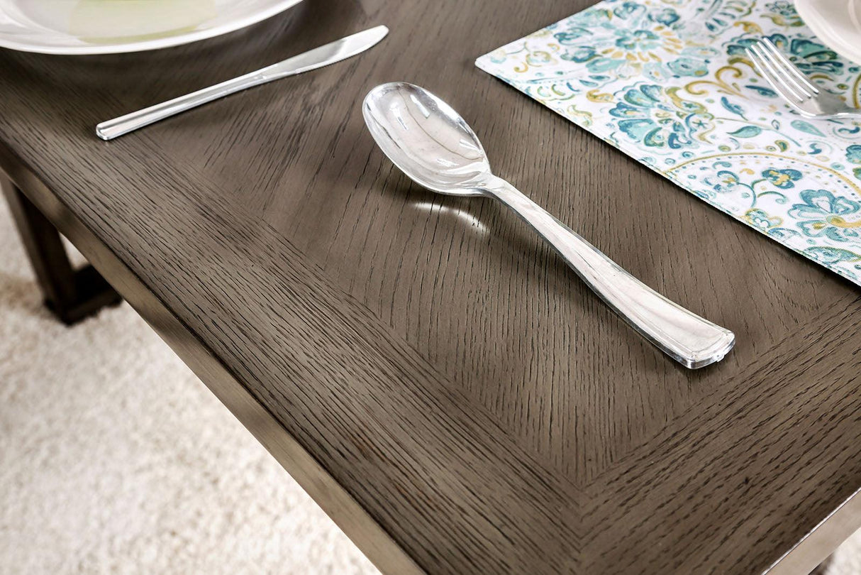 Anton Gray Counter Ht. Table by Furniture of America at Eve Furniture