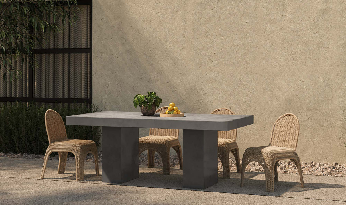Antonius Outdoor Dining Table Grey by Moe's Home at Eve Furniture