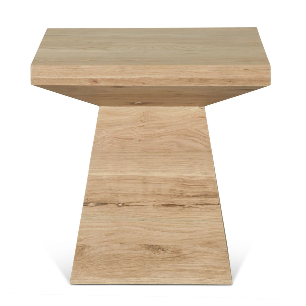 Anvil 24" Side Table in Natural Oak by Home Trends & Design at Eve Furniture
