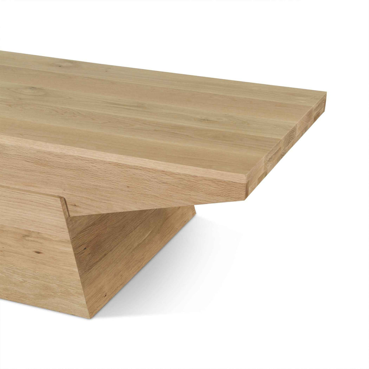 Anvil 58" Coffee Table in Natural Oak by Home Trends & Design at Eve Furniture