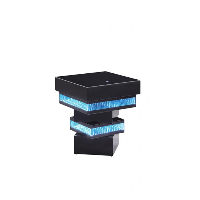 Anwar Black End Table by Furniture of America at Eve Furniture