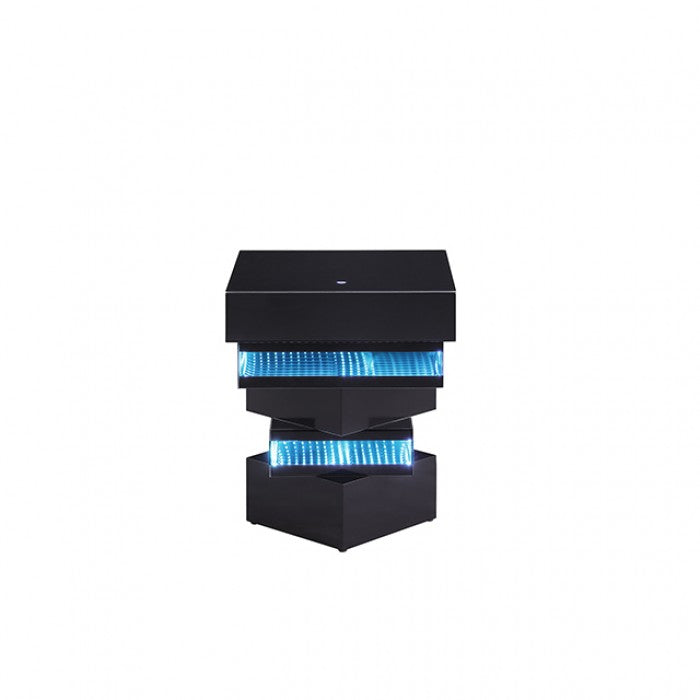 Anwar Black End Table by Furniture of America at Eve Furniture