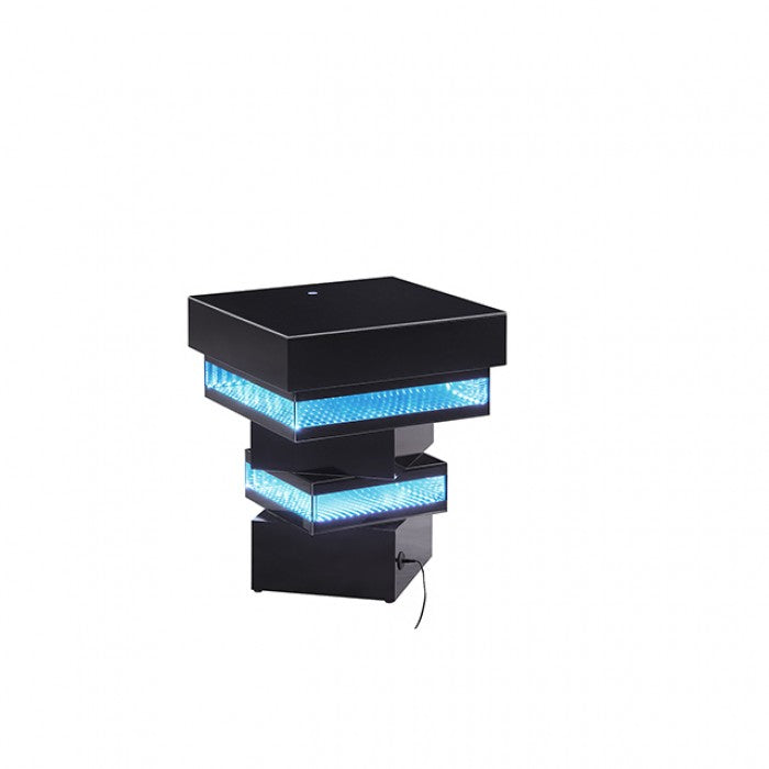 Anwar Black End Table by Furniture of America at Eve Furniture