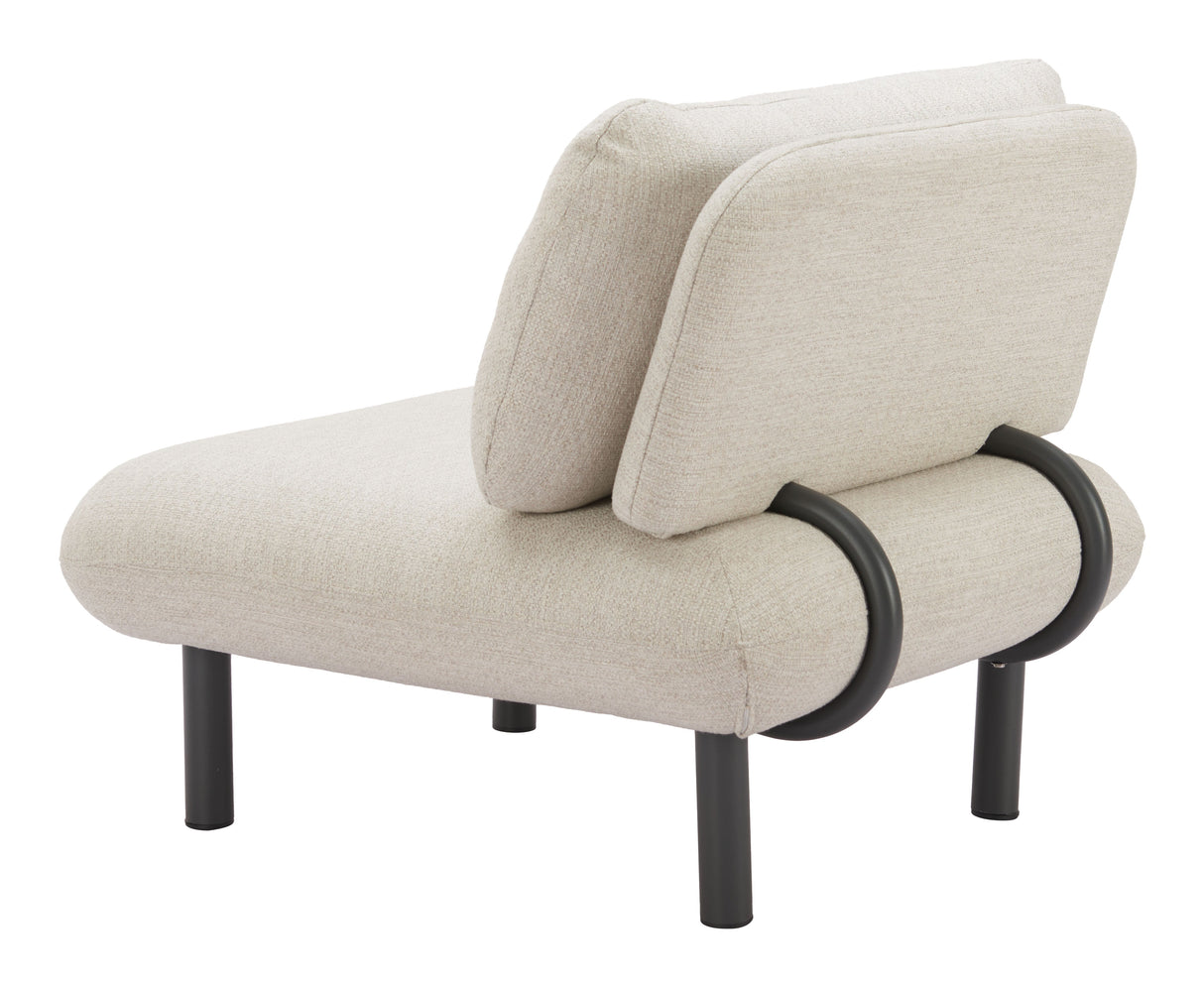 Aperto Beige Outdoor Accent Chair by Zuomod at Eve Furniture