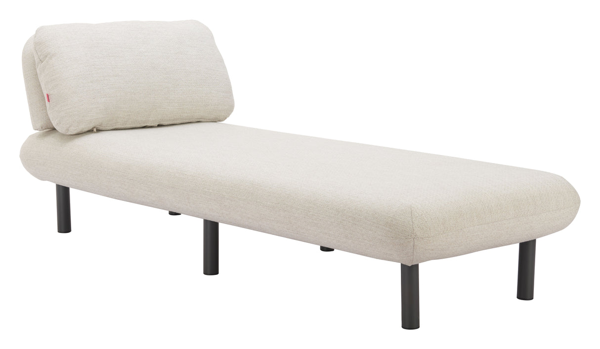 Aperto Beige Outdoor Chaise by Zuomod at Eve Furniture