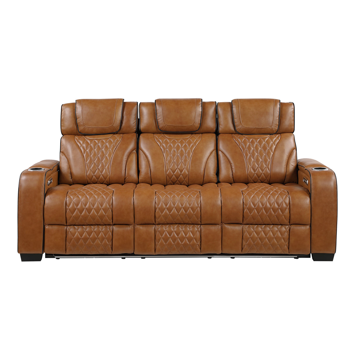 Apex Brown Power Reclining Living Room Set by Homelegance at Eve Furniture