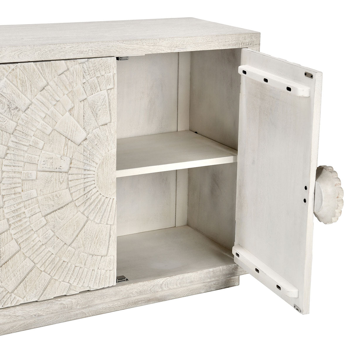 Apollo Coastal White Cabinet by Classic Home at Eve Furniture